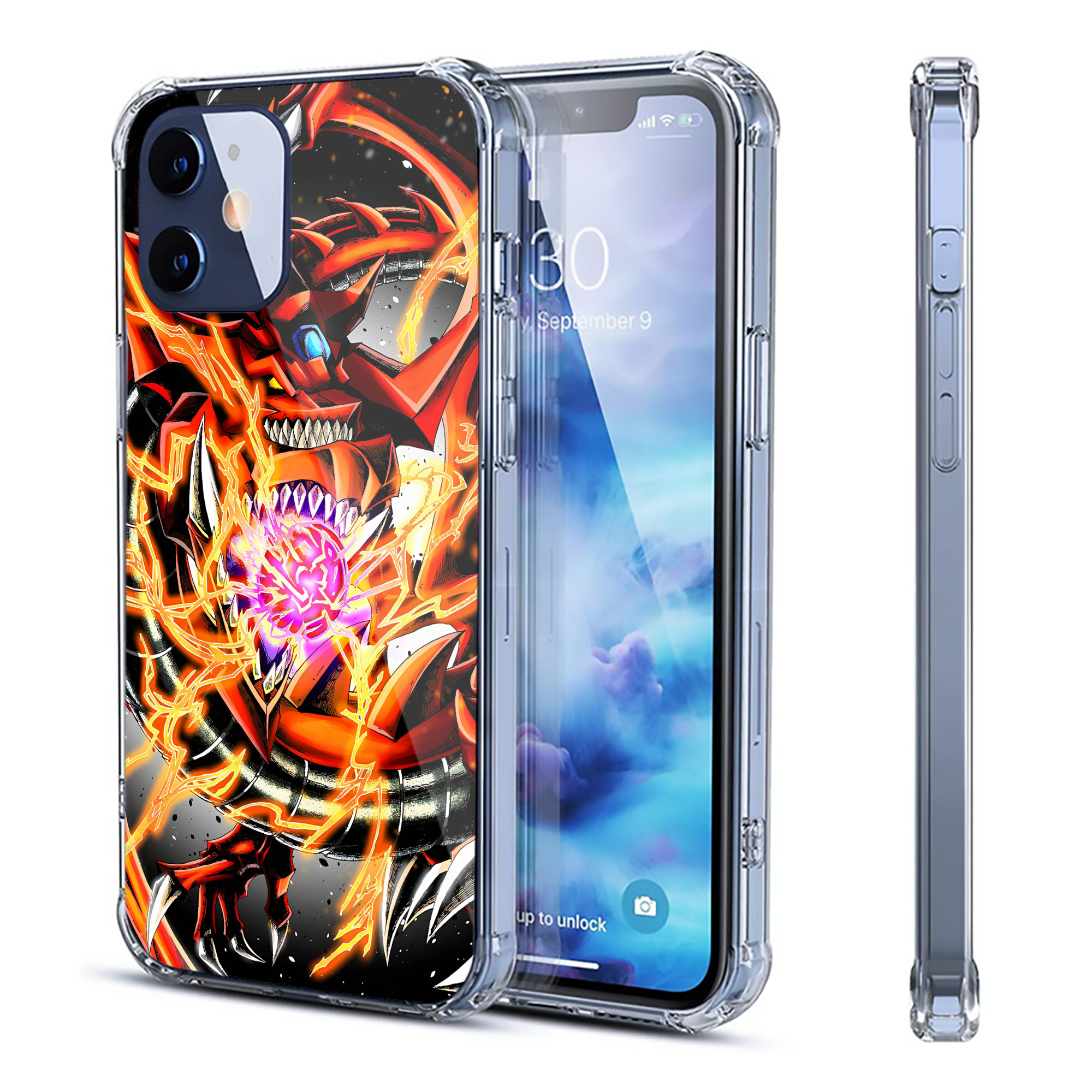 （画像用） 遊☆戯☆王 Yu-Gi-Oh! 【iPhone 12シリーズ対応】透明スマホケース（クリアソフトケース）